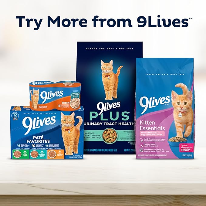 9Lives Daily Essentials Dry Cat Food, 12 Pound Bag