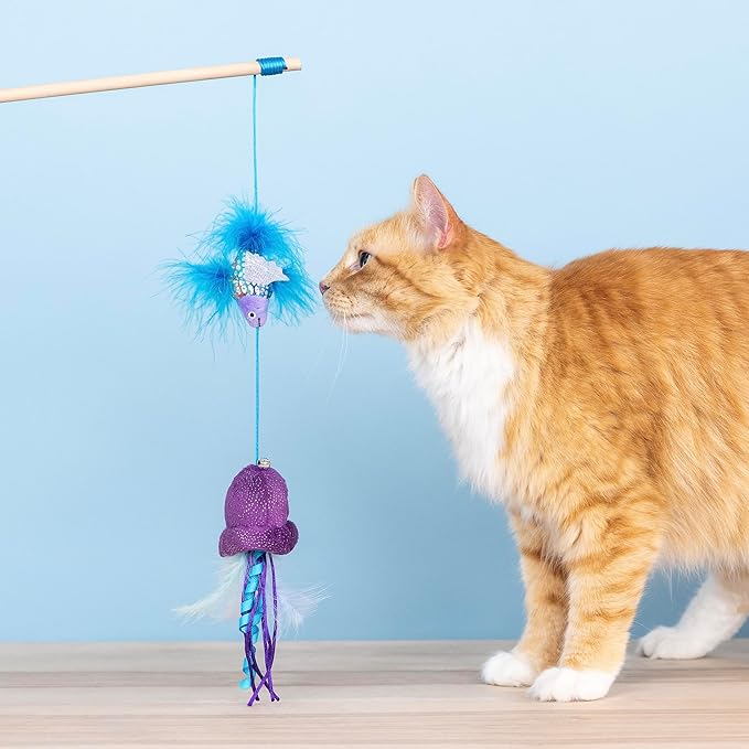 Fringe Studio Going with THE Tide Teaser Cat Toy, Pet Shop Collection (717003)
