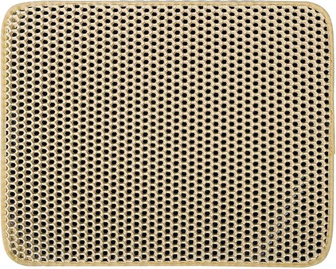 Cats Litter Mat, Cats Litter Trapping Mat, Honeycomb Layer Design, Less Waste Litter Trapping Mat Less Waste Cats Litter Mat Litter Trapping Tray
