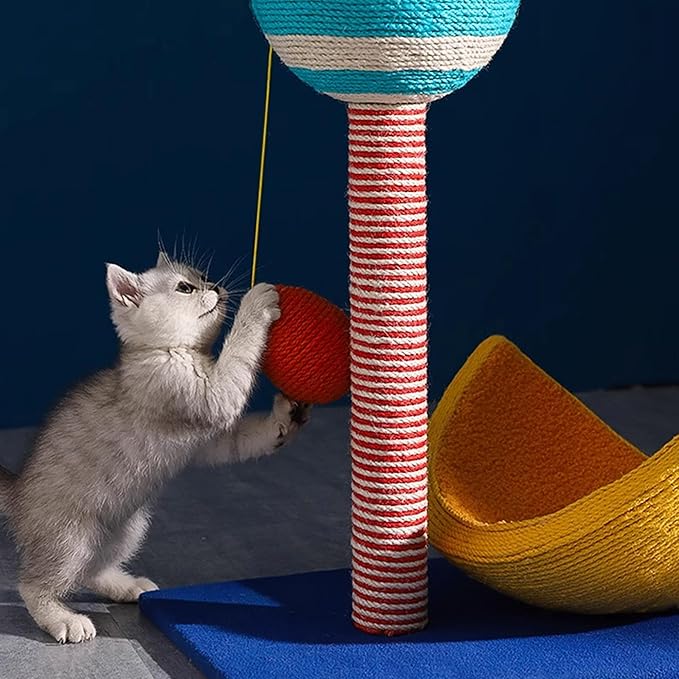35 Inch Starry Sky Cat Tree Tower | Multi-Layer Cats Furniture with Space Capsule