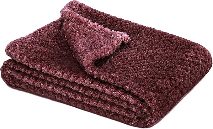 Dog Blanket,Soft Fuzzy Blankets for Puppy, Small,Medium,Large,X-Large Premium Fluffy Blankets Plush Fleece Throw Dog Bed, Couch, Sofa, Reversible Travel Warm Covers