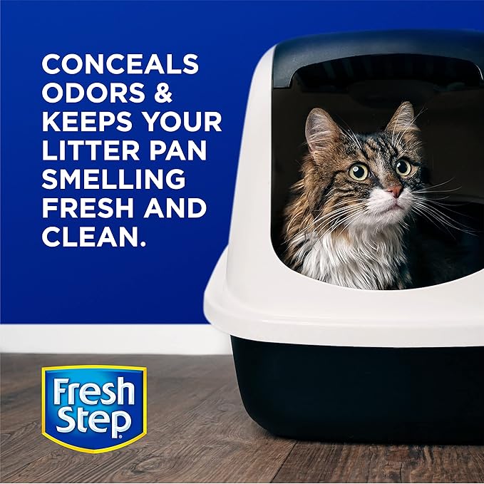 Fresh Step Cat Litter Crystals Deodorizer, Non Toxic Odor Neutralizing Crystals for Litter Boxes that Help Control Smells and Keep Home Areas Fresh, Summer Breeze Scent, 15 Ounce - 3 Pack