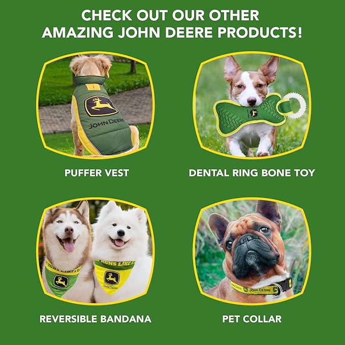 Pets First John Deere Dog Hoodie T-Shirt, Large. Warm Pet Clothing with Hood for Pets, Dogs, Cats, Puppies, Kittens. Soft, Comfortable, Stretchable, Durable Pet Hoody CAT Tee Shirt & Jacket,Green