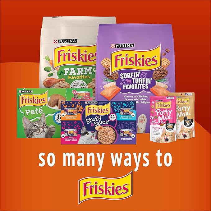Purina Friskies Playfuls With Chicken and Liver Flavor Cat Treats - (Pack of 10) 2.1 oz. Pouches