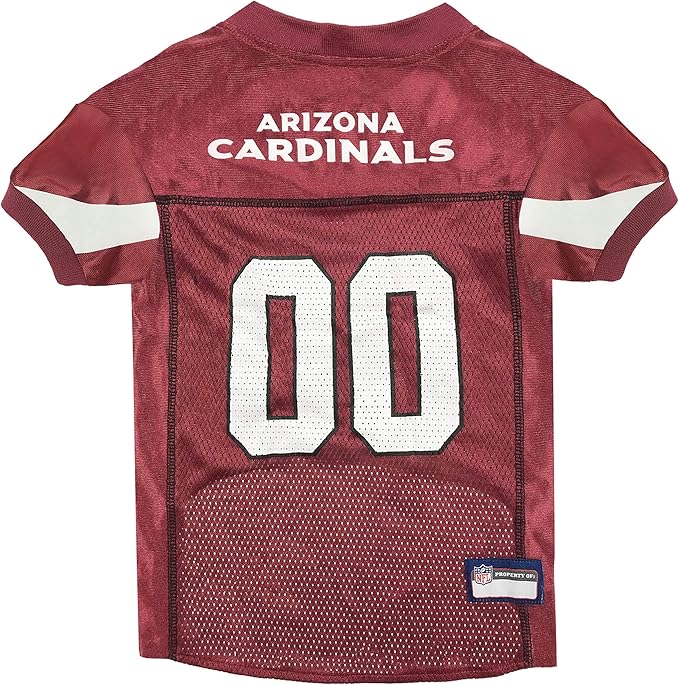 NFL Arizona Cardinals Dog Jersey - X-Small, Football Jersey Costume for Dogs & Cats