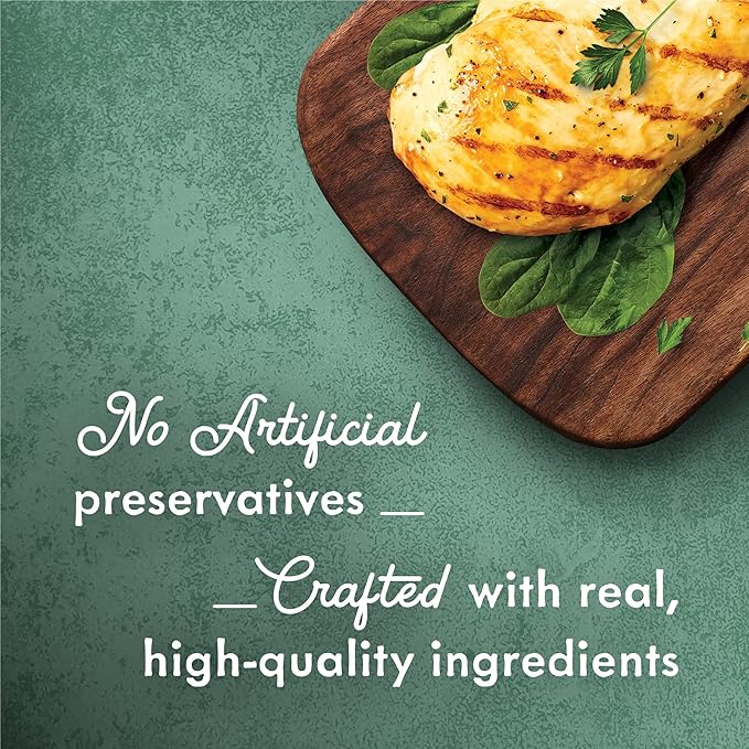 Fancy Feast Purina Gravy Wet Cat Food, Medleys White Meat Chicken Florentine with Garden Greens - 3 oz. Cans (Pack of 48)