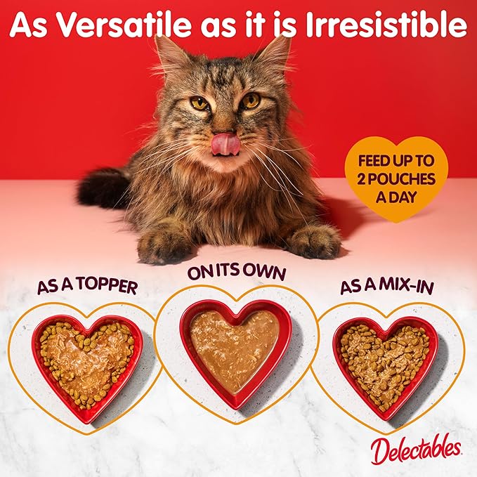 Delectables Hartz Savory Broths Chicken & Veggies Lickable Wet Cat Treats,(Pack of 24)