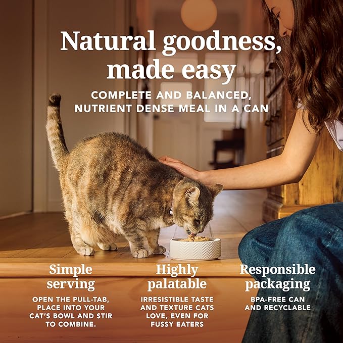 Feline Natural New Zealand Canned Catfood Wet Food, High-Meat, Low-Carb, & Grain Free Cat Food Wet, Chicken Feast, 6 oz, Pack of 12