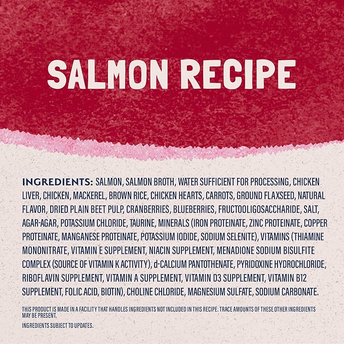 Natural Balance Original Ultra Adult Wet Canned Cat Food, Salmon Recipe, 5.5 Ounce (Pack of 24)