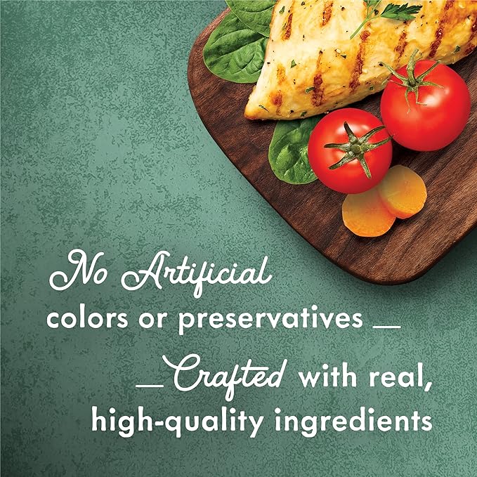 Fancy Feast Purina Medleys White Meat Chicken Primavera with Tomatoes, Carrots and Spinach in a Silky Broth - 3 oz. Cans (Pack of 48)