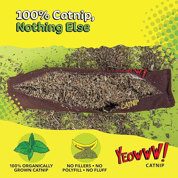 Yeowww Cigar Catnip Toy, Singles
