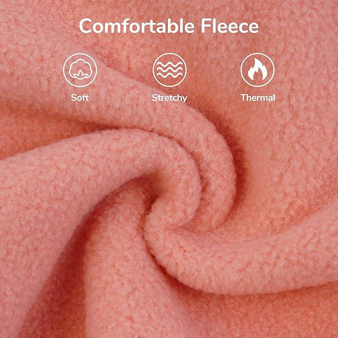 PUMYPOREITY Fleece Sphynx Cat Clothes, Warm Thick Cat Sweater, Soft Winter Coat for Hairless Cats, Cold Weather Pet Sweater for Dogs and Cats, Pink, XL