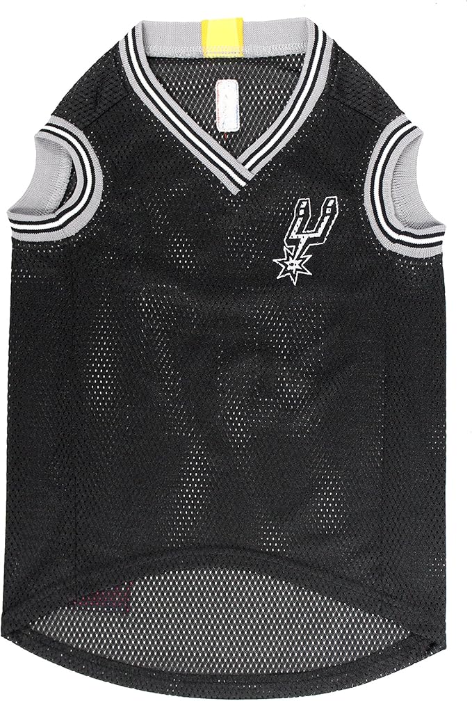 Pets First NBA SAN ANTONIO SPURS DOG Jersey, Large - Tank Top Basketball Pet Jersey