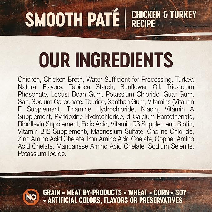 Wellness CORE Tiny Tasters Pate Adult Wet Cat Food, Natural, Protein Rich, Grain Free, Chicken and Turkey Recipe, 1.75 oz, Pack of 12 Pouches