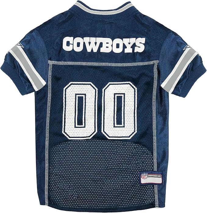 Pets First NFL Dallas Cowboys Dog Jersey, Size X-Large, Football Shirt Costume for Pet, Dog Sports T-Shirt, NFL Team Clothing for Cats, Licensed Pet Apparel Available in 7 Sizes and 32 Teams