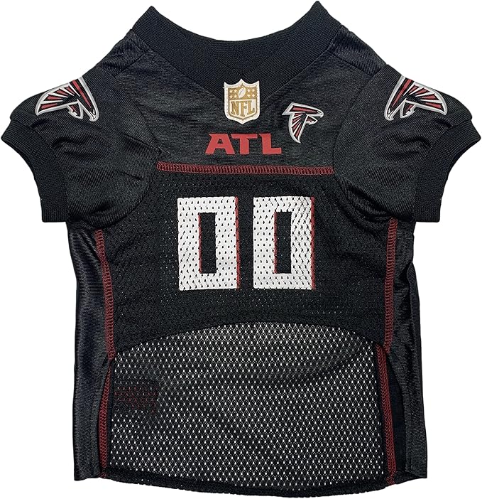 Pets First NFL Atlanta Falcons Dog Jersey, Size Medium, Football Shirt Costume for Pet, Dog Sports T-Shirt, NFL Team Clothing for Cats, Licensed Pet Apparel Available in 7 Sizes and 32 Teams