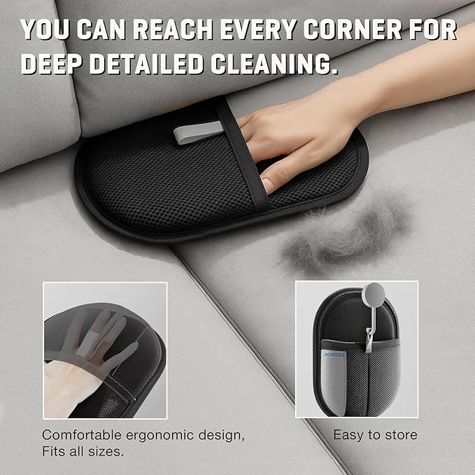 Pet Hair Removal Glove for Dogs & Cats, Newly Upgraded Reusable Electrostatic Pet Hair Glove, Magic Brush Pet Hair Remover Tool for Clothing, Couch, Carpet, Car Seats (3)