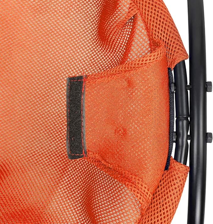 MW Cat Hammock Bed - Free-Standing Pet Sleeping Supplies, Whole Wash, Stable & Breathable (Orange)