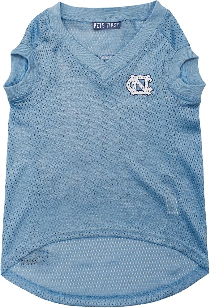 Pets First NCAA North Carolina Tar Heels Basketball Jersey for Dogs & Cats, Small - Licensed North Carolina Tar Heels Pet Tank Jersey (UNC-4020-SM)