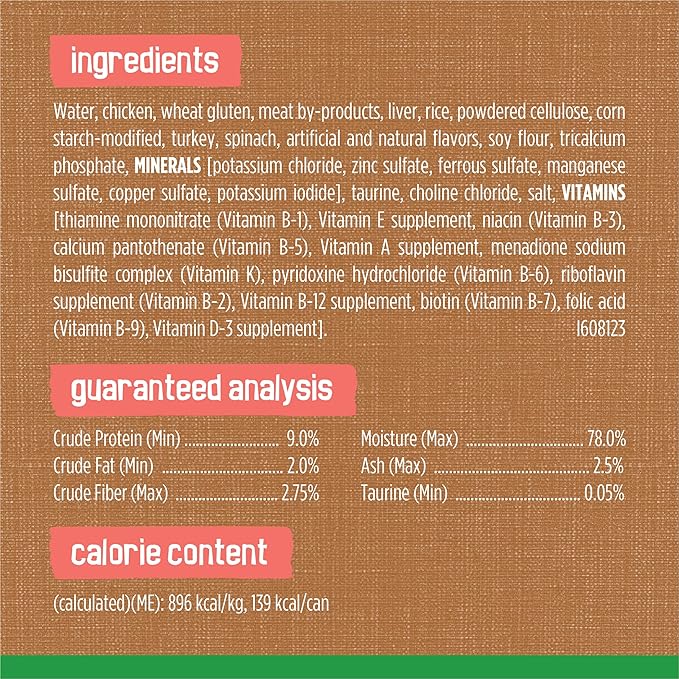 Friskies Purina Indoor Cat Food Chunky Chicken and Turkey Casserole with Garden Greens in Gravy 24/5.5 Oz - 5.5 Oz. Cans (Pack of 48)