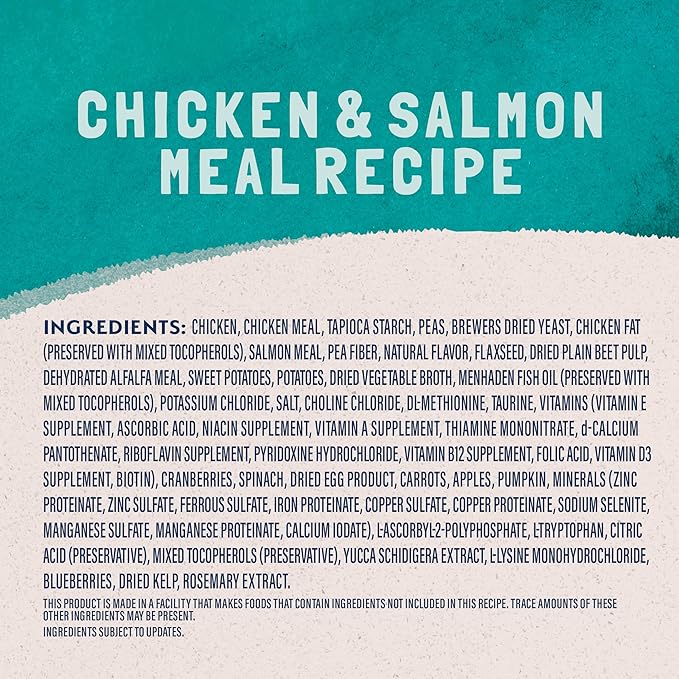 Natural Balance Original Ultra Indoor Chicken & Salmon Meal Cat Food, Dry Food for Indoor Adult Cats, 15 lb. Bag