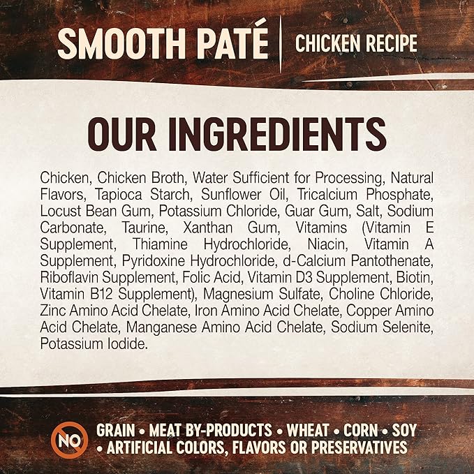 Wellness CORE Tiny Tasters Pate Adult Wet Cat Food, Natural, Protein Rich, Grain Free, Chicken Recipe, 1.75 oz, Pack of 12 Pouches