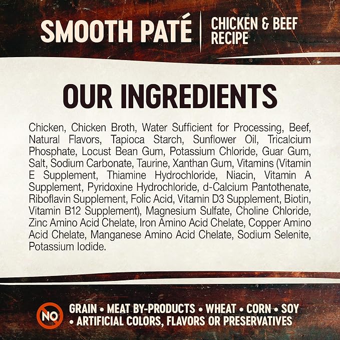 Wellness CORE Tiny Tasters Pate Adult Wet Cat Food,Natural,Protein-Rich,Grain Free,1.75 Ounce Pouch (Chicken & Beef),(Pack of 24)