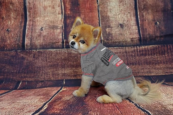 Pets First Collegiate Ohio State Buckeyes Dog T-Shirt, X-Large. - Licensed Shirt for Pets Team Colored with Team Logos.- Premium Stretchable Materials for The Comfrot of Your Dog & Cat.