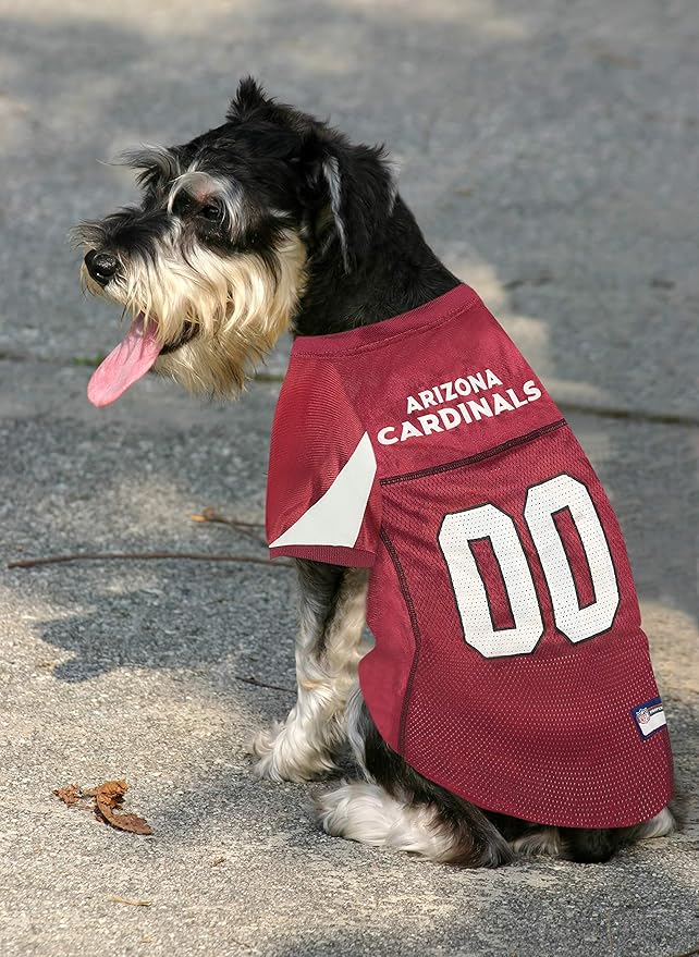 Pets First NFL Arizona Cardinals Dog Jersey, Size X-Large, Football Shirt Costume for Pet, Dog Sports T-Shirt, NFL Team Clothing for Cats, Licensed Pet Apparel Available in 7 Sizes and 32 Teams