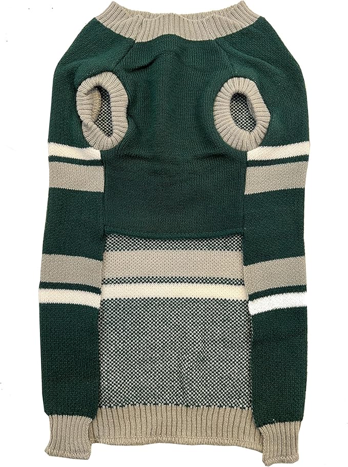 Pets First NFL Philadelphia Eagles Dog Sweater, Size Large. Warm and Cozy Knit Pet Sweater with NFL Team Logo, Best Puppy Sweater for Large and Small Dogs, Team Color (PHL-4179-LG)