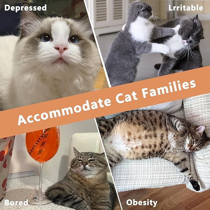 5pcs Crinkle Sound cat Toys, Funny cat Toys, bite Resistant cat Toys, Indoor Cartoon cat Toys for cat,cat chew Toys.