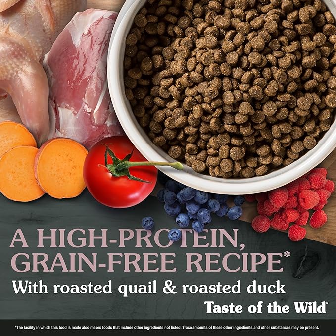 Taste Of The Wild High Protein Real Meat Recipes Premium Dry Cat Food With Superfoods And Nutrients Like Probiotics, Vitamins And Antioxidants For Adult Cats And Kittens 14lb