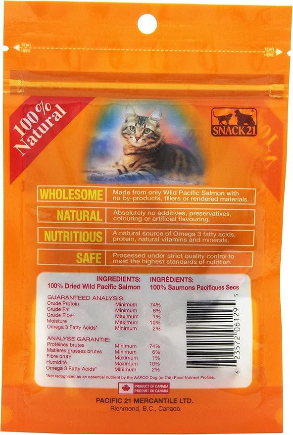 Snack 21 Salmon Snacks For Cats