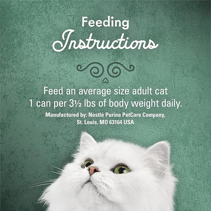 Fancy Feast Purina Wet Cat Food Medleys Shredded White Meat Chicken Fare with Spinach in Savory Cat Food Broth - 3 oz. Cans (Pack of 48)