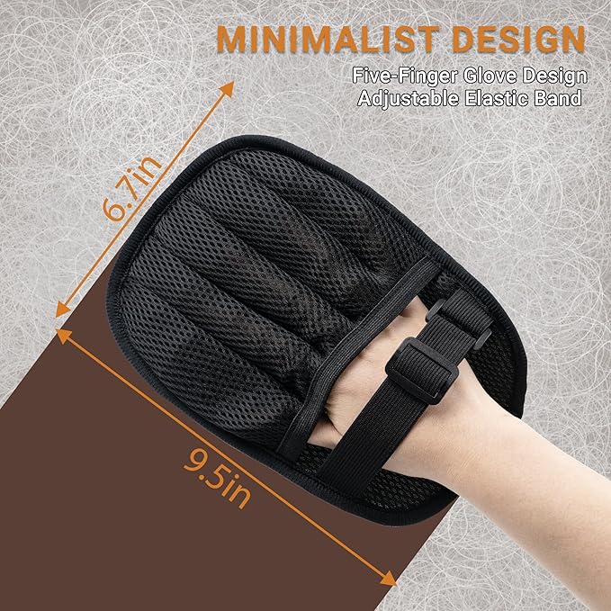 Bifeaw Pet Hair Removal Glove - Adjustable Magic Brush Pet Hair - Dog Cat Hair Remover