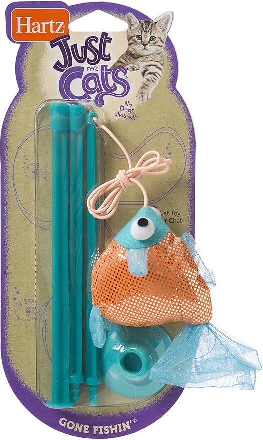 Hartz Just For Cats Gone Fishin' Interactive Cat Toy Wand