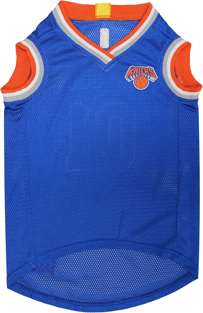Pets First NBA NEW YORK KNICKS DOG Jersey, Small - Tank Top Basketball Pet Jersey