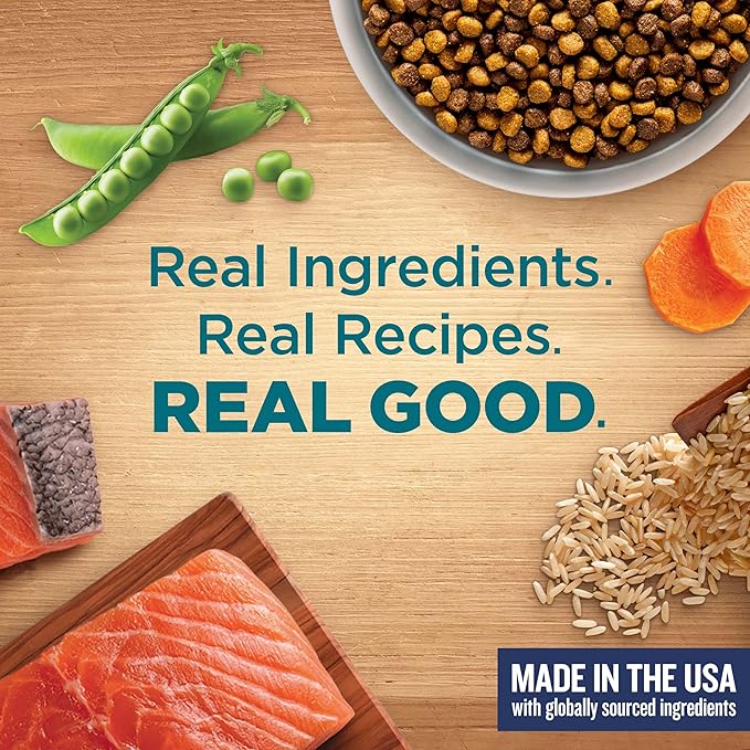 Nutrish Rachael Ray Dry Cat Food Real Salmon & Brown Rice Recipe, 14 lb. Bag
