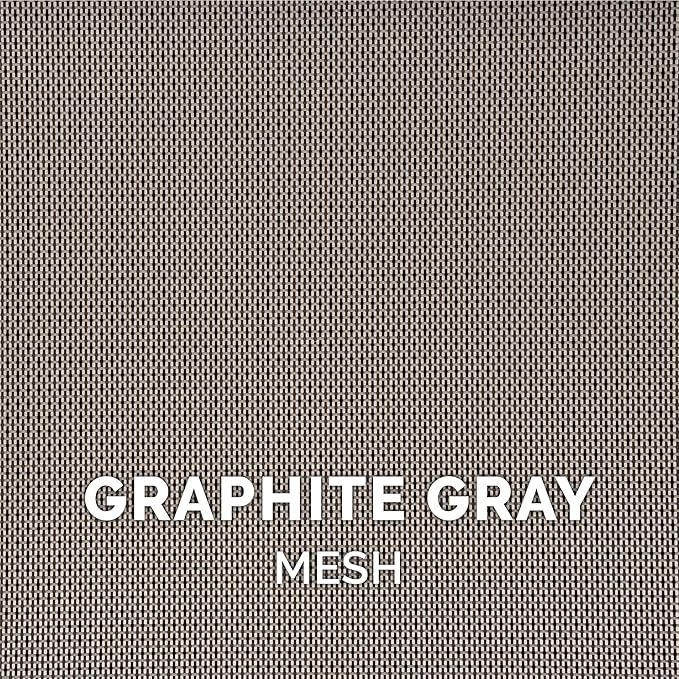 FurHaven Elevated Pet Cots - Cooling & Breathable Nylon Mesh Hammock for Large Dogs/Easy-to-Assemble / / Durable and Reinforced/Perfect for Rest & Relaxation Outdoors - Graphite Gray, Large