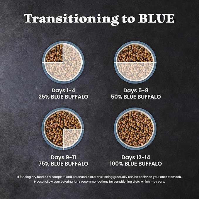 Blue Buffalo Wilderness High Protein Grain Free Dry Food for Adult Cats, 40% Protein, with Salmon, 15 lb. Bag