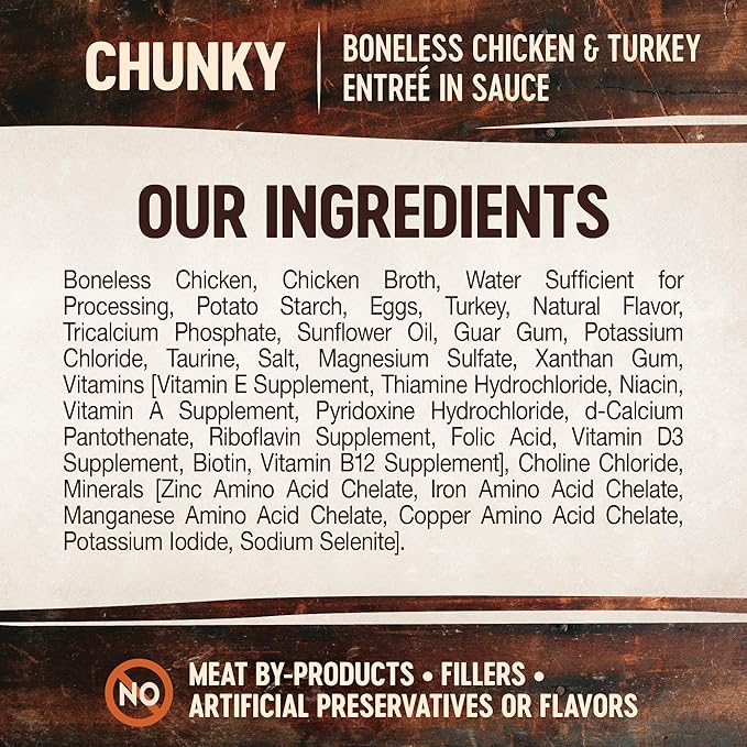 Wellness CORE Signature Selects Chunky Adult Canned Wet Cat Food, Natural, Protein Rich, Grain Free, Chicken and Turkey Entrée Recipe, 5.3 oz, Pack of 12 Cans