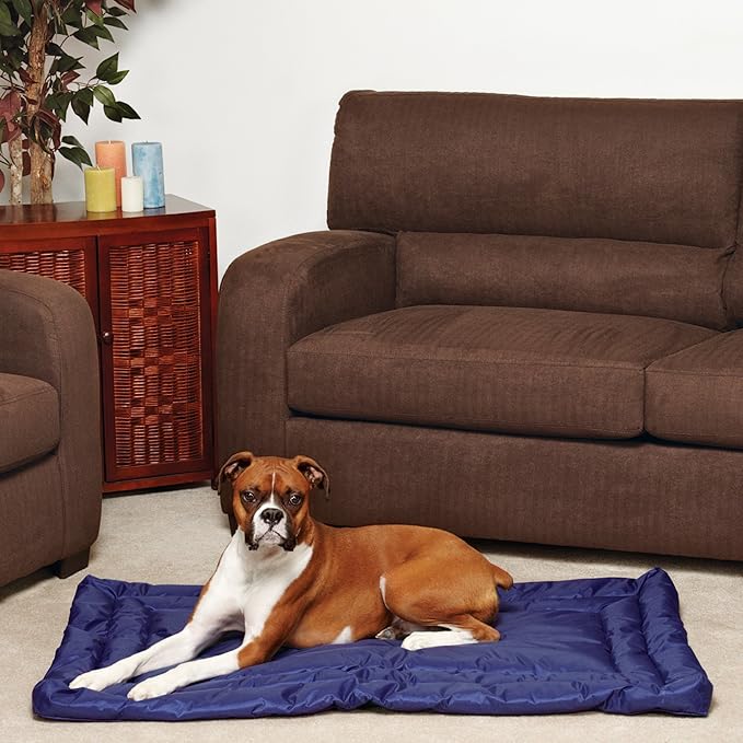 Slumber Pet Water-Resistant Beds - Comfortable and Durable Nylon Beds for Dogs and Cats - Medium, Royal Blue