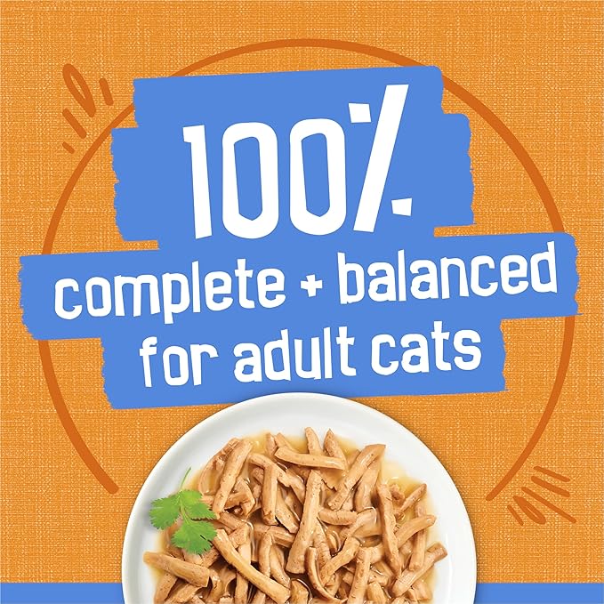 Friskies Purina Shreds with Chicken in Wet Cat Food Gravy - 5.5 oz. Cans (Pack of 48)