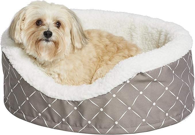 MidWest Homes for Pets CU25MRD Couture Orthopedic Cradle Pet Bed for Dogs & Cats, Small