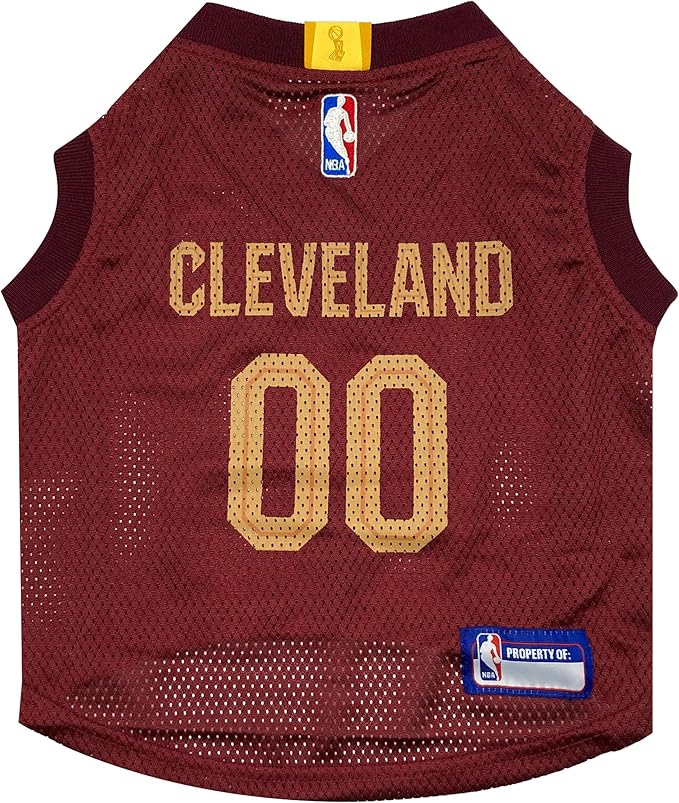 Pets First NBA CLEVELAND CAVALIERS DOG Jersey, Medium - Tank Top Basketball Pet Jersey