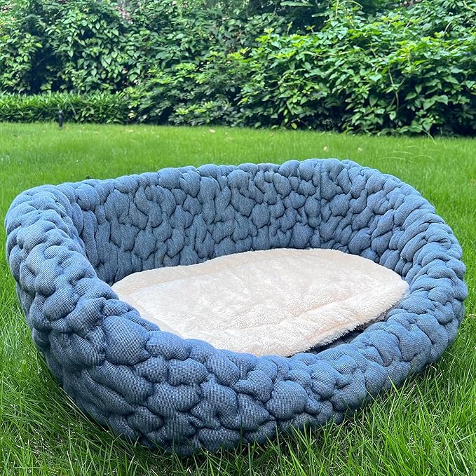 halinfer Modern Pet Sofa for Small to Medium Cats and Dogs, Up to 20 Pounds, Living Room and Bedroom Pet Furniture Bed