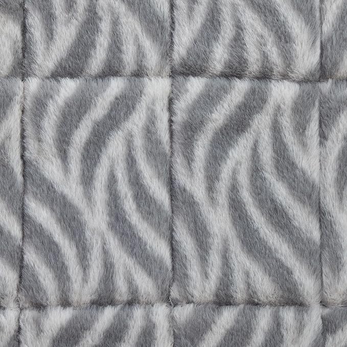 MidWest Homes for Pets QuiteTime Deluxe Wave Bolster Bed for Giant Dogs; Easily Machine Wash and Dry; Gray; 54"; 40254-WVGY