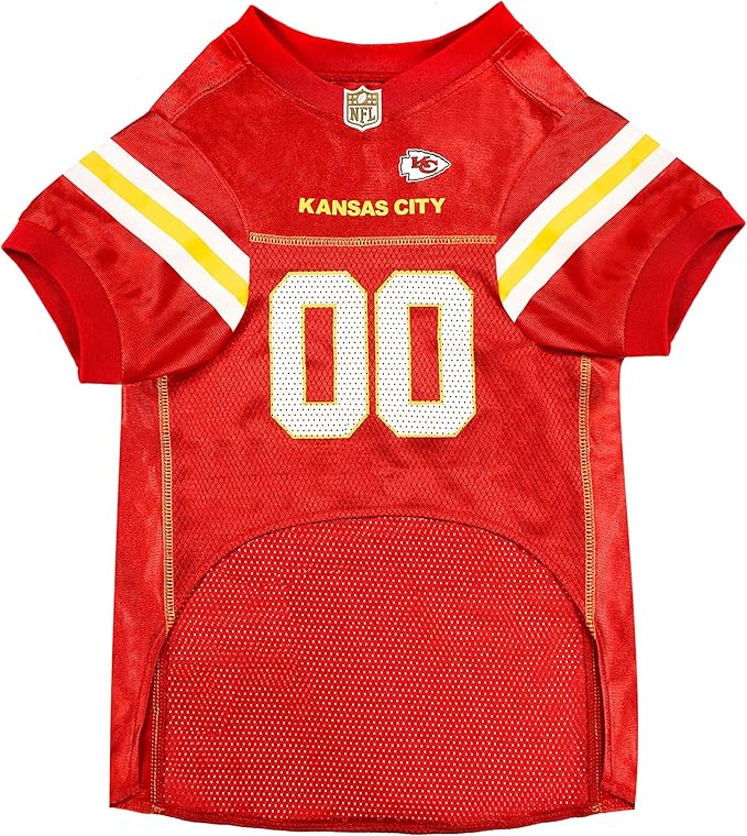 NFL Kansas City Chiefs Dog Jersey - Medium, Football Jersey Costume for Dogs