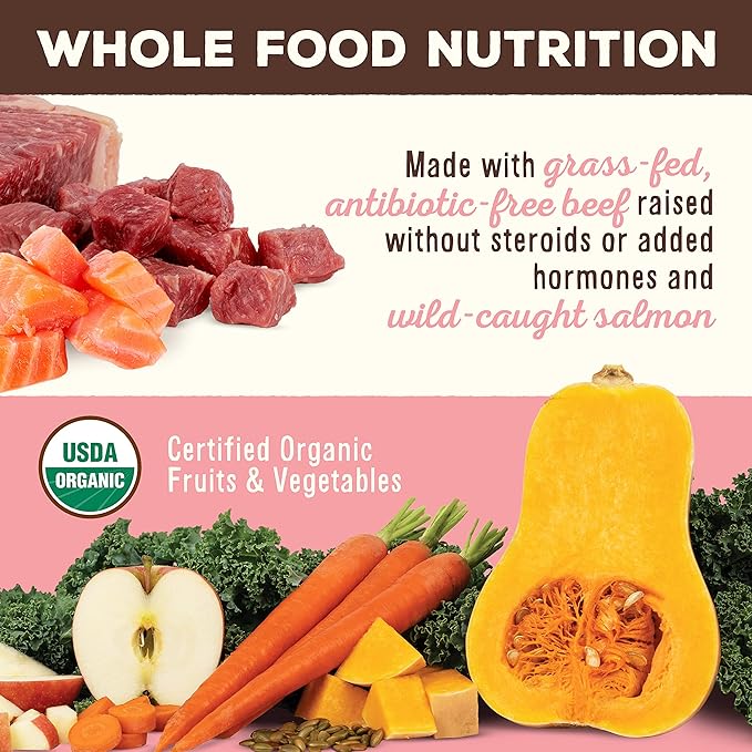 Primal Freeze Dried Raw Cat Food Nuggets Beef & Salmon, Complete & Balanced Meal or Topper, Premium, Healthy, Grain Free, High Protein Raw Cat Food with Probiotics (5.5 oz)