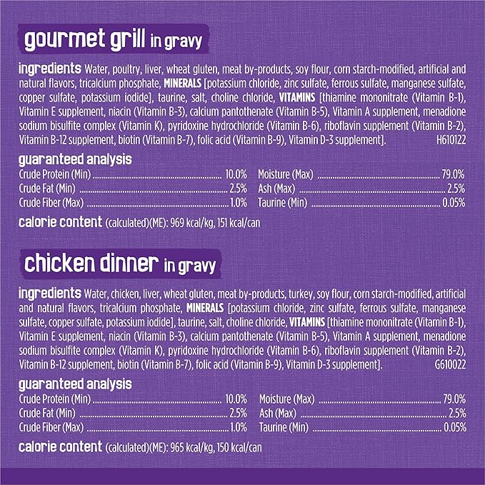 Purina Friskies Gravy Wet Cat Food Variety Pack, Meaty Bits - (Pack of 24) 5.5 oz. Cans